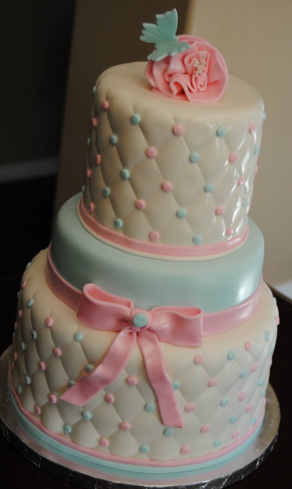 Pink Baby Shower Cake