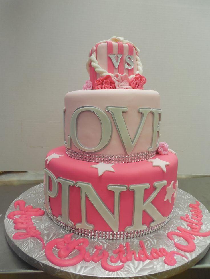 Pink Birthday Cake