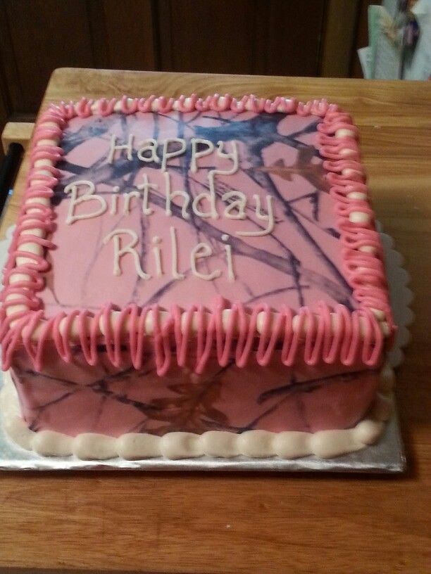 Pink Camo Birthday Cake Ideas Pink Camo Birthday Cake Ideas