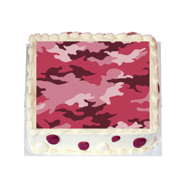 Pink Camo Birthday Cake