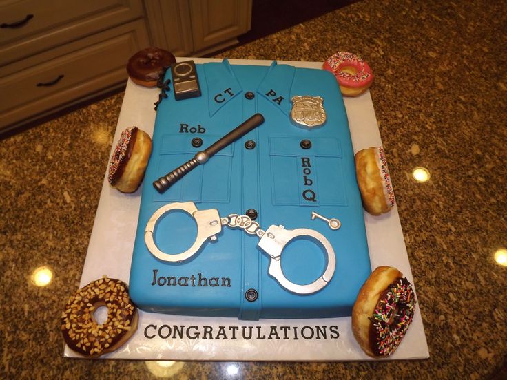 Police Academy Graduation Cake Ideas
