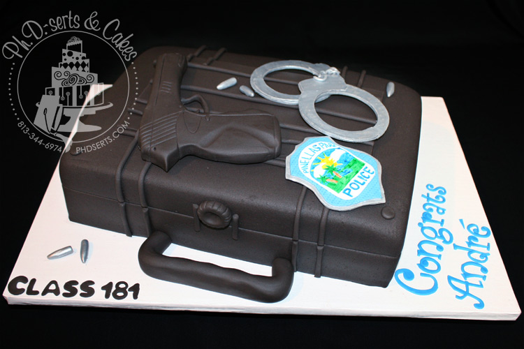 Police Academy Graduation Cake Police Academy Graduation Cake