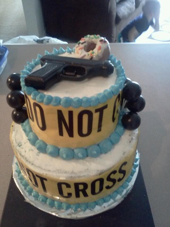 Police Graduation Cake Ideas