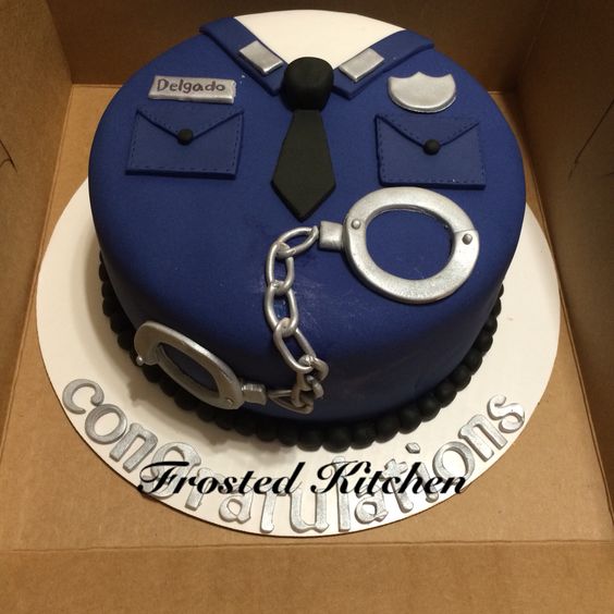 Police Officer Birthday Cake
