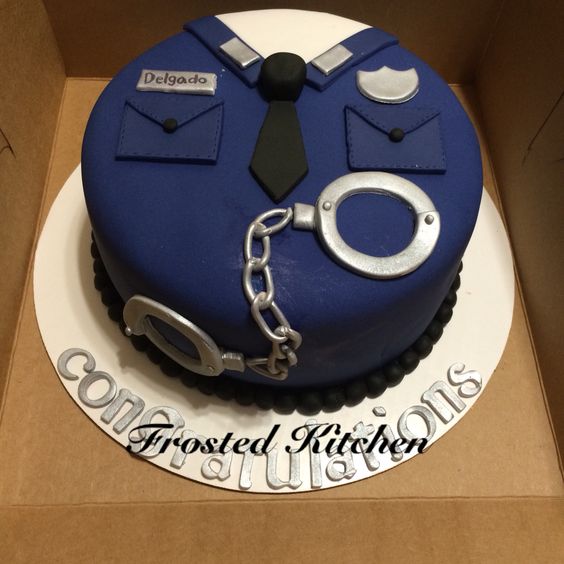 Police Officer Birthday Cake Police Officer Birthday Cake
