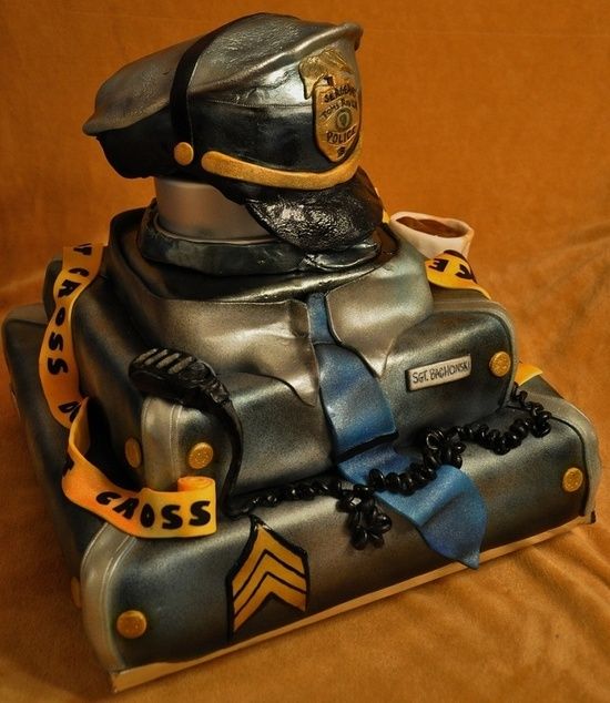 Police Officer Retirement Cake Ideas