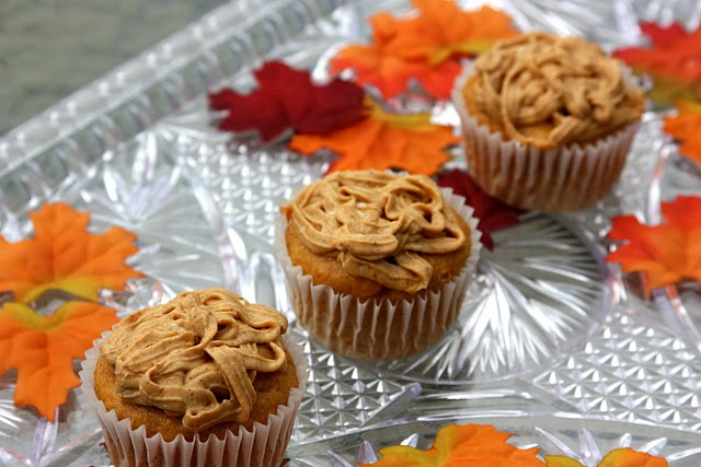 Pumpkin Spice Cupcakes with Cake Mix