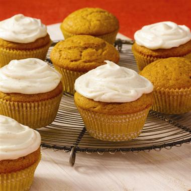 Pumpkin Spice Cupcakes with Cake Mix