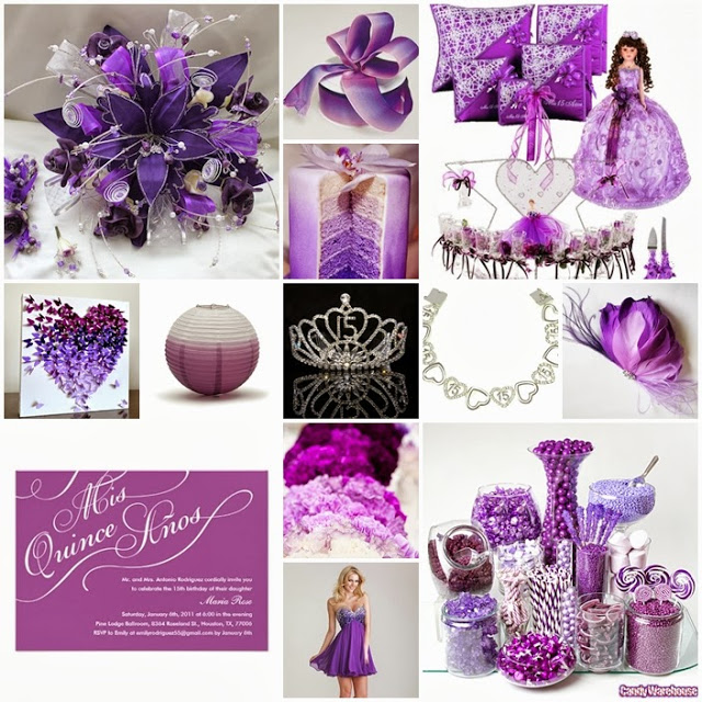 Purple Quinceanera Theme
