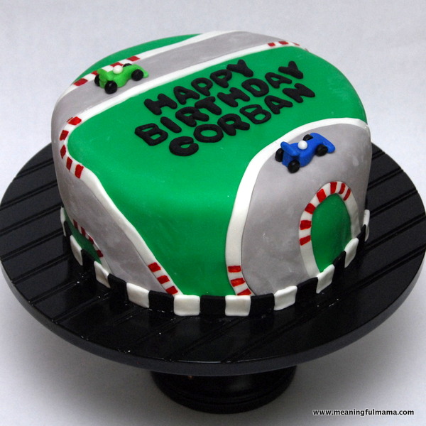 Race Car Birthday Cake
