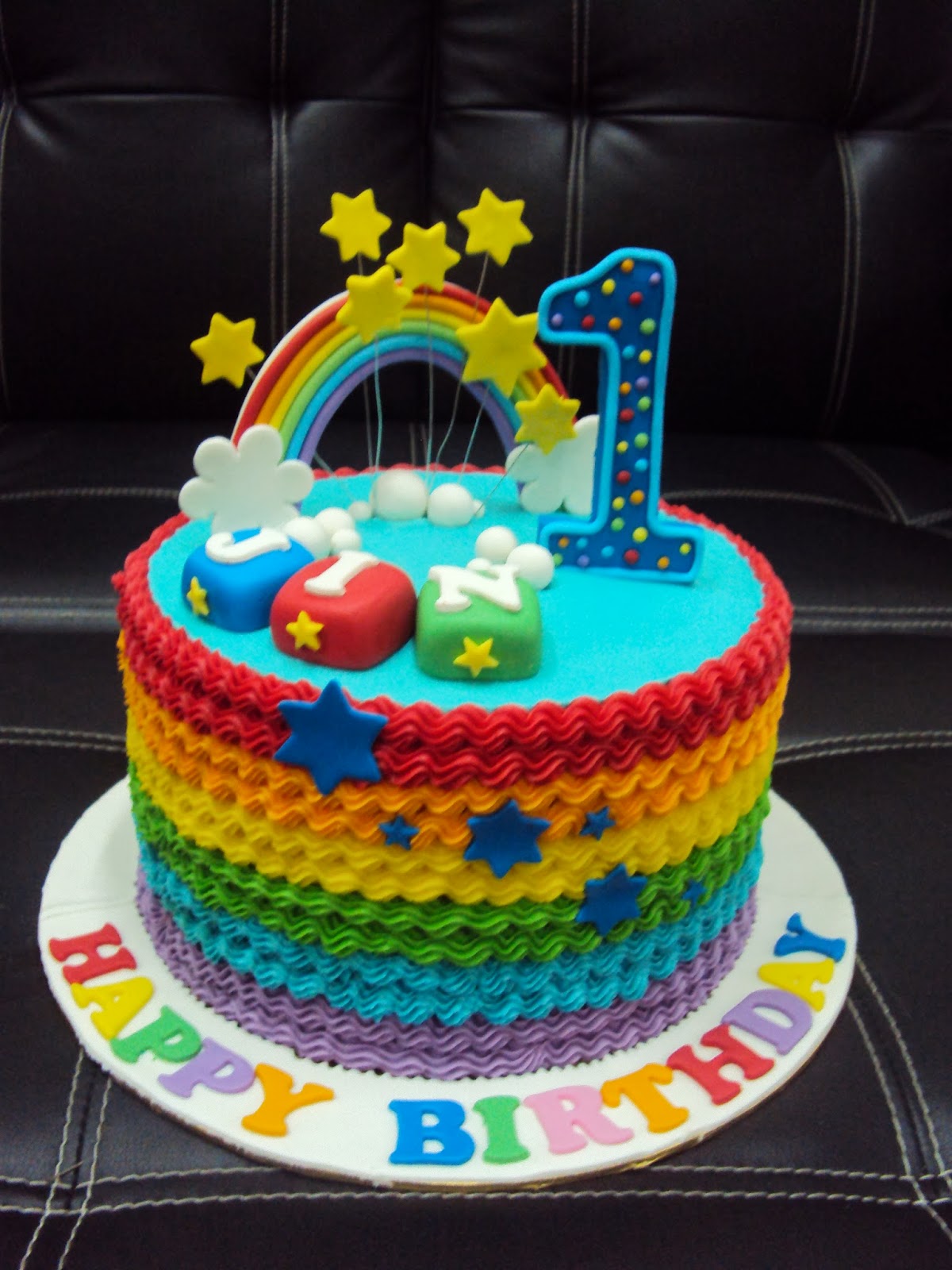 Rainbow Themed Cake