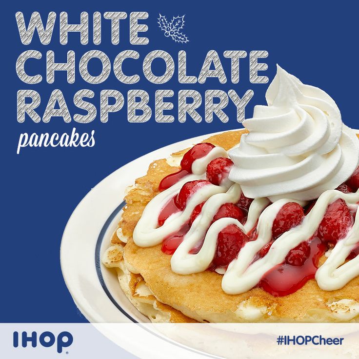 Raspberry White Chocolate Chip Pancakes Ihop