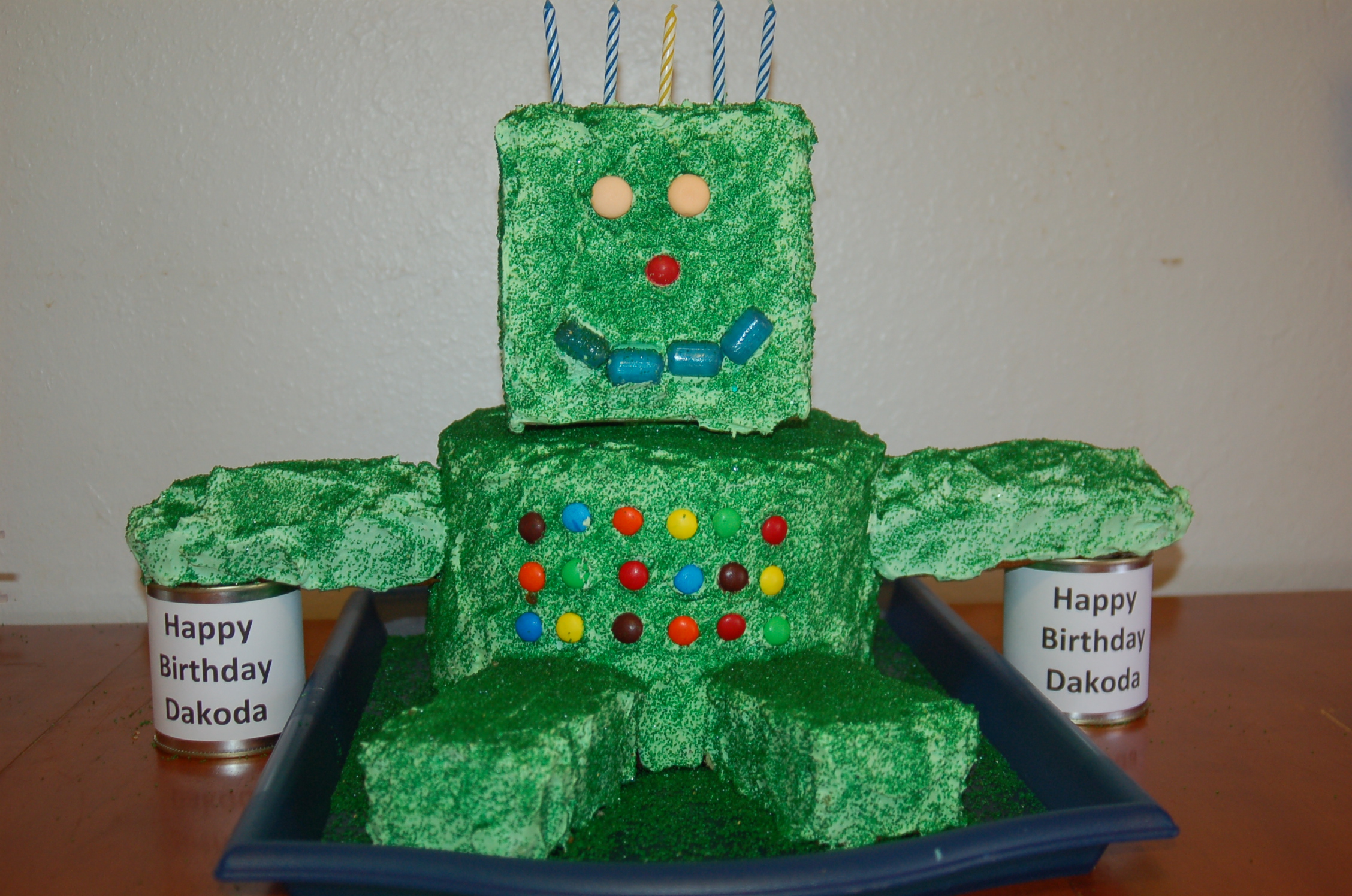 Robot Birthday Cake Ideas