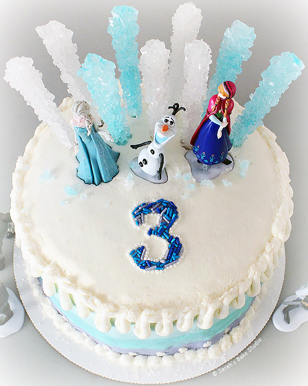 Rock Candy Birthday Cake Frozen