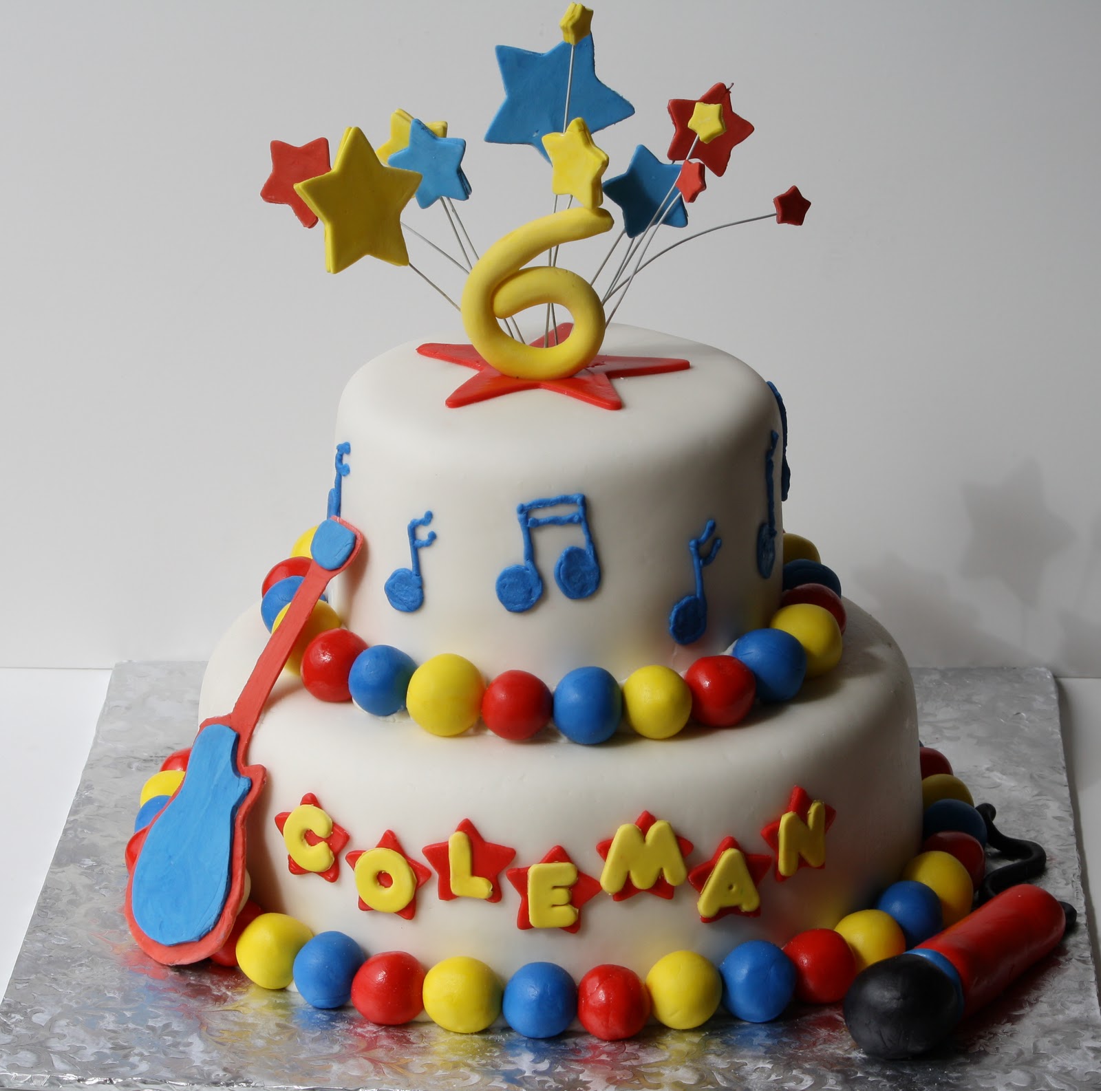 Rock Star Birthday Cake