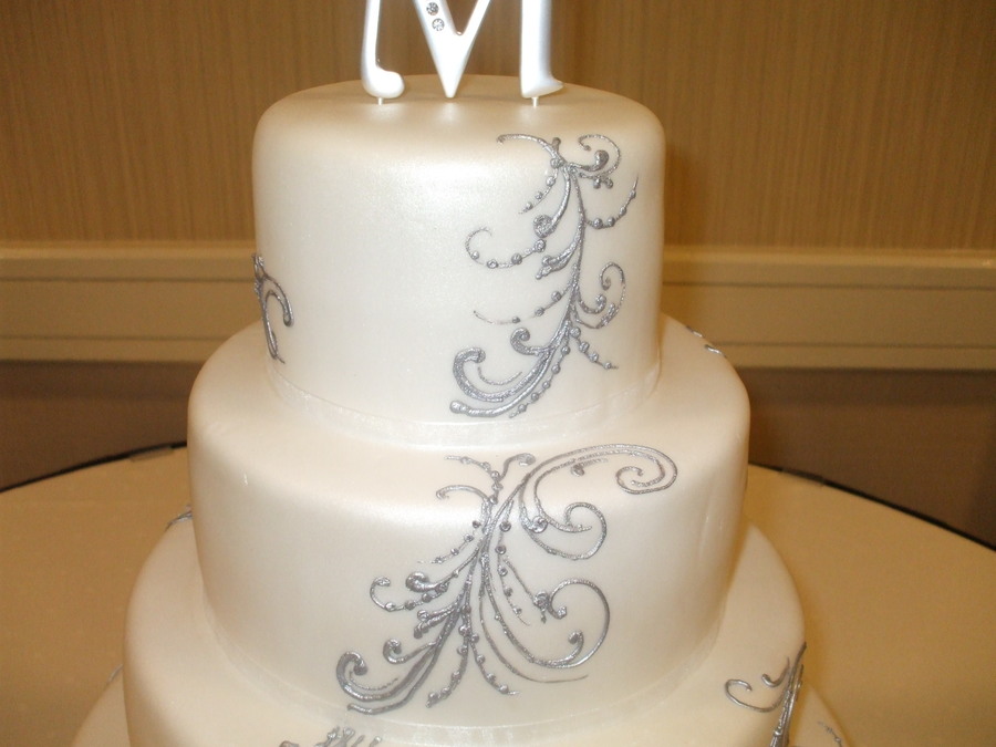 Scroll Wedding Cake