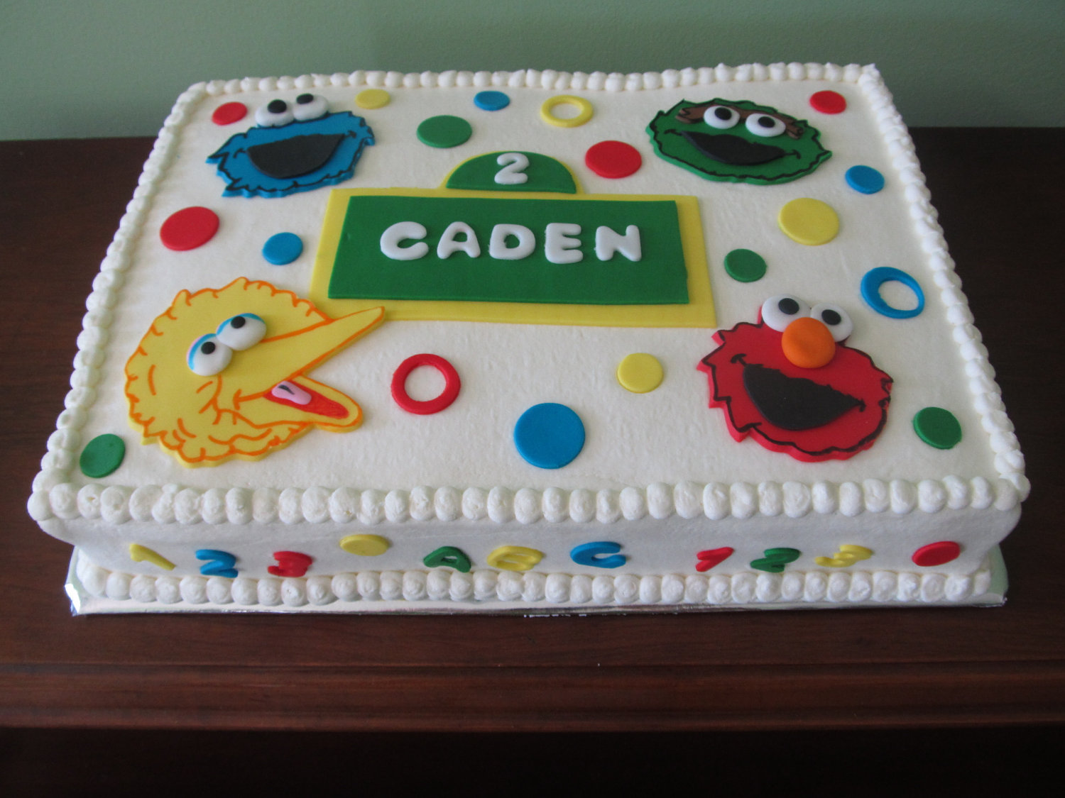 Sesame Street Birthday Cake Toppers