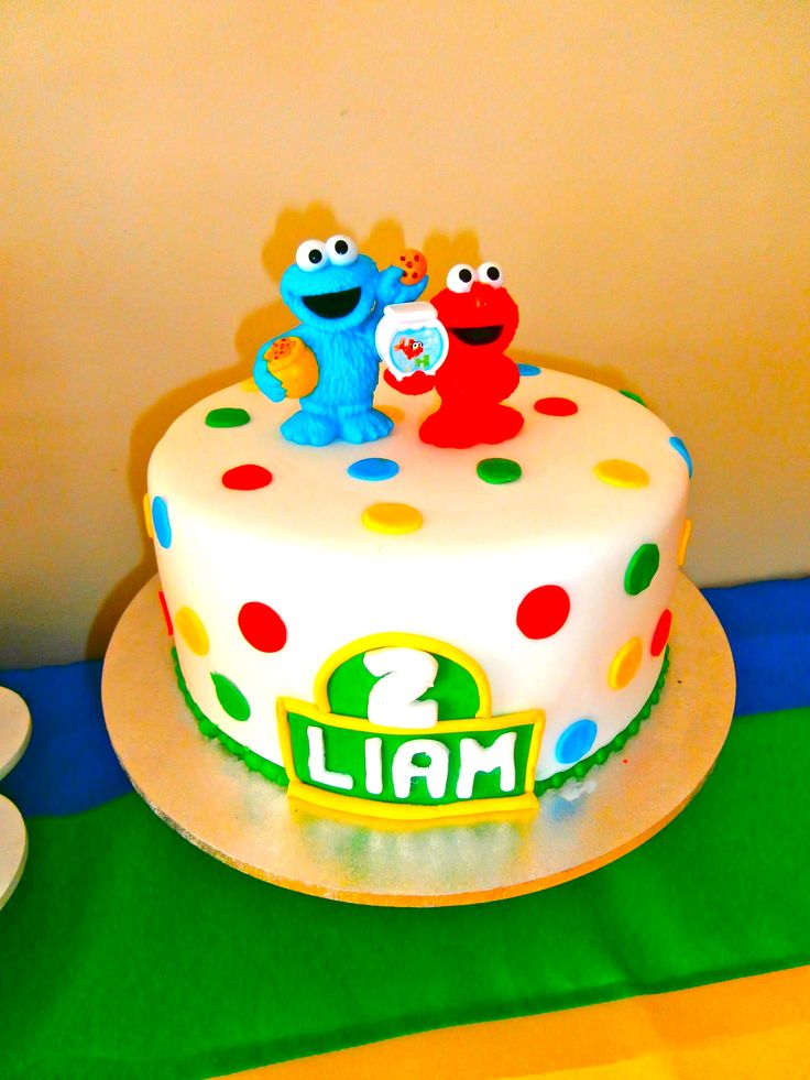 Sesame Street Birthday Cake