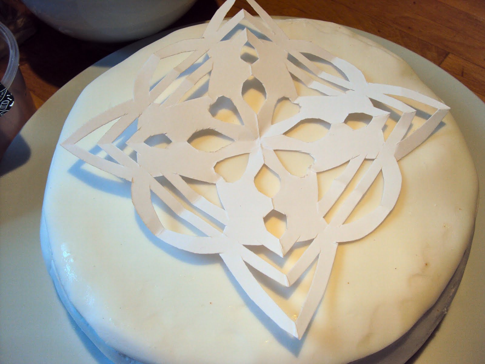 Snowflake Cake Decorations