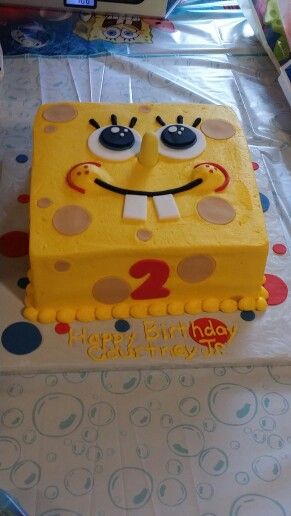 Spongebob Birthday Cake Idea Spongebob Birthday Cake Idea