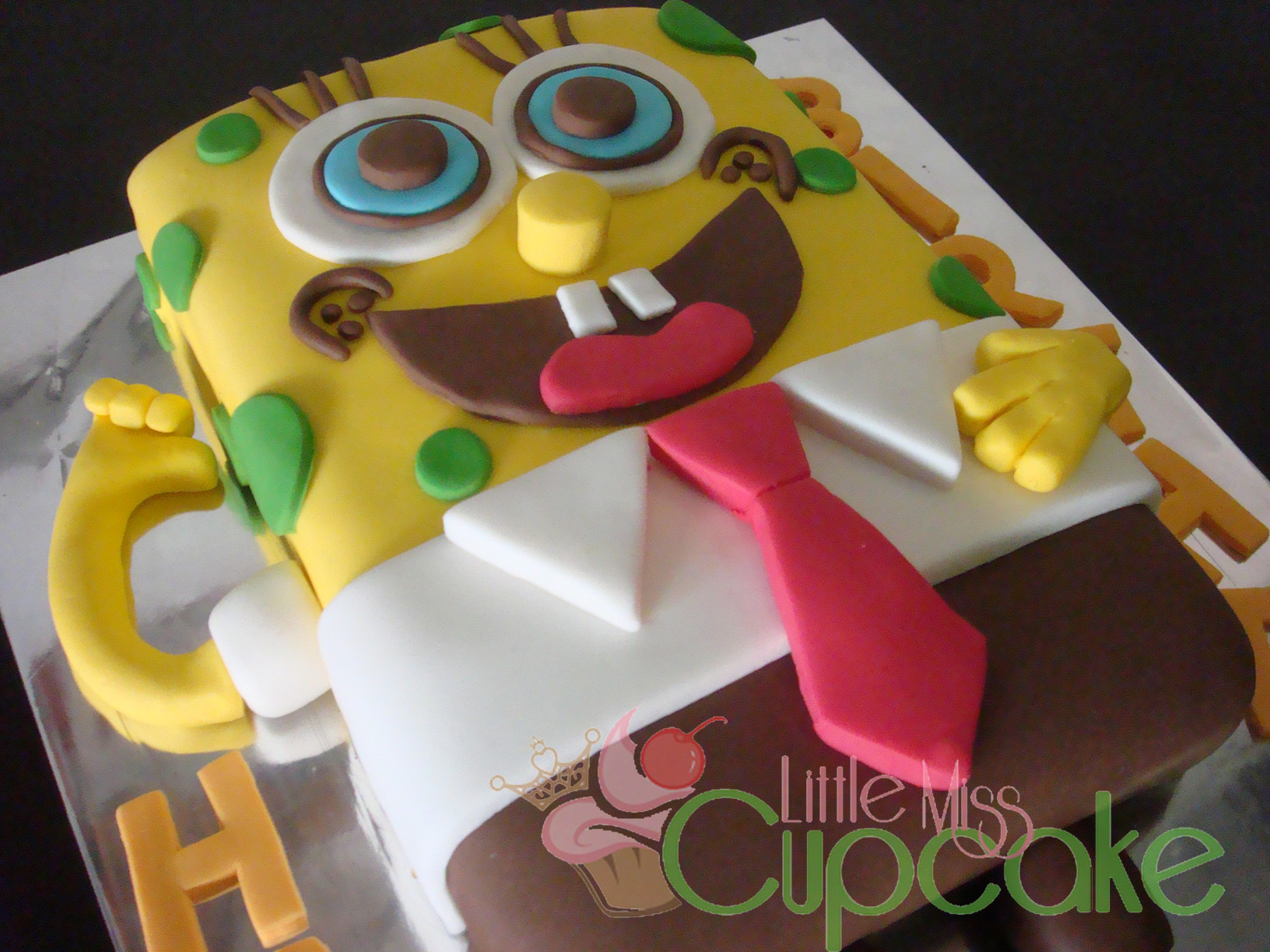 Spongebob Fondant Birthday Cake