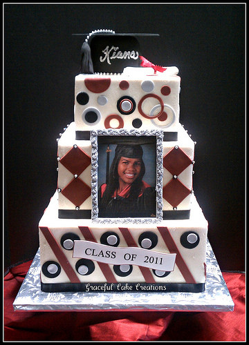 13 Photos of Masculine Square Graduation Cakes