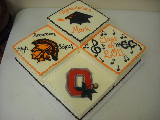 Square Graduation Cake Square Graduation Cake
