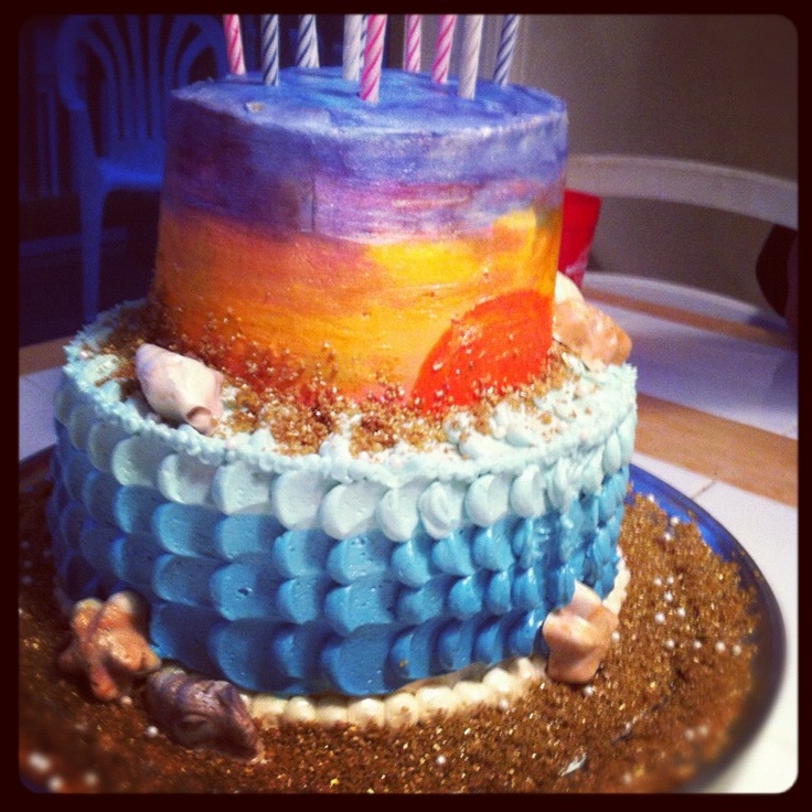 Sunset Beach Birthday Cakes