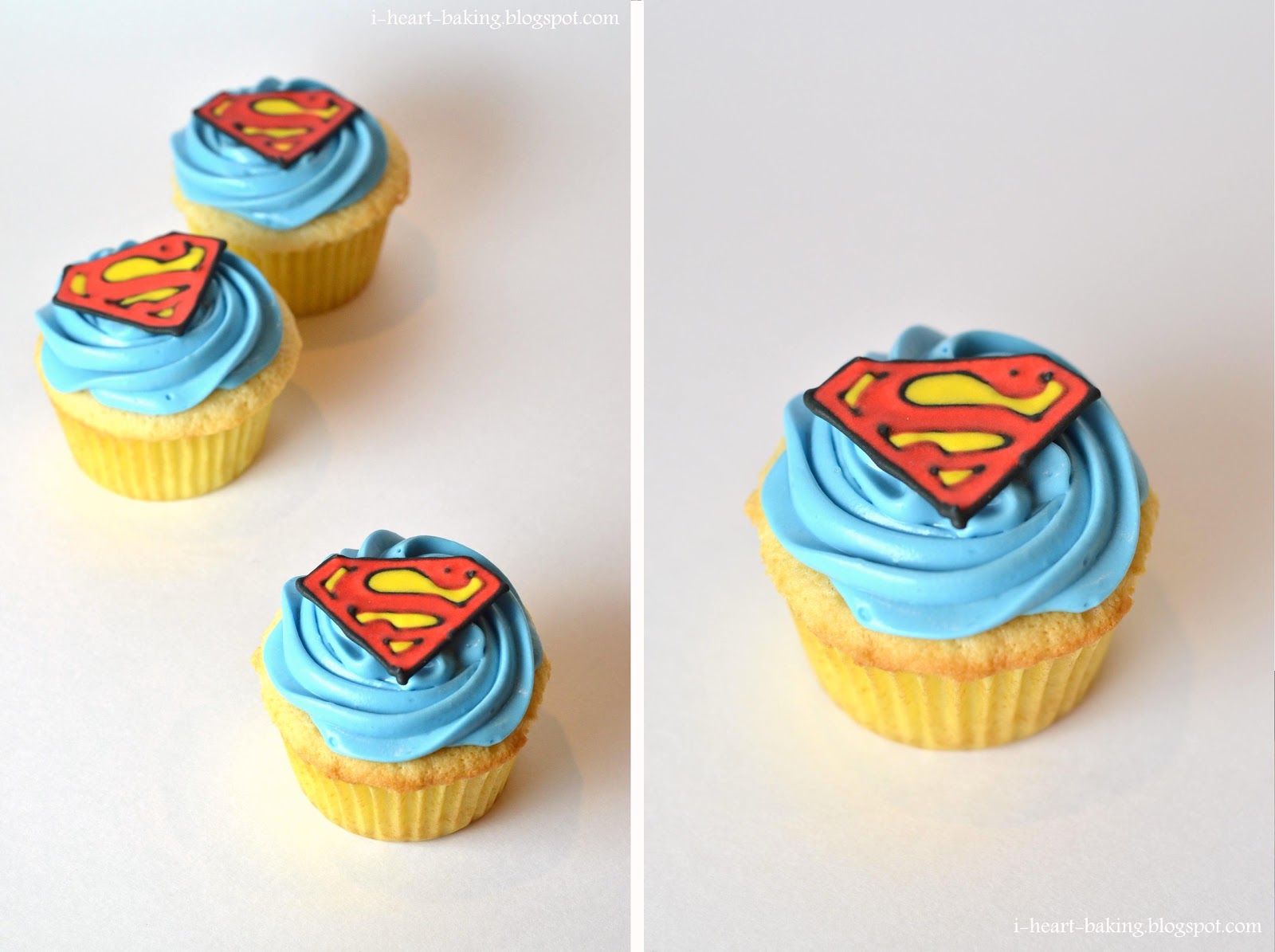 Superman Cupcake Cake