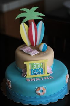 Teen Beach Movie Birthday Cake