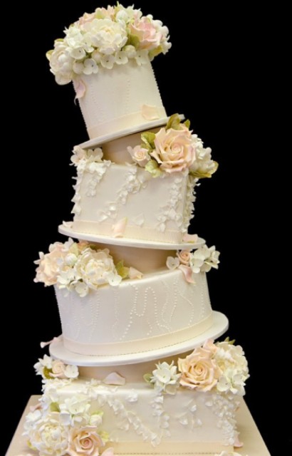 Topsy Turvy Wedding Cake