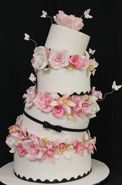 Topsy Turvy Wedding Cake