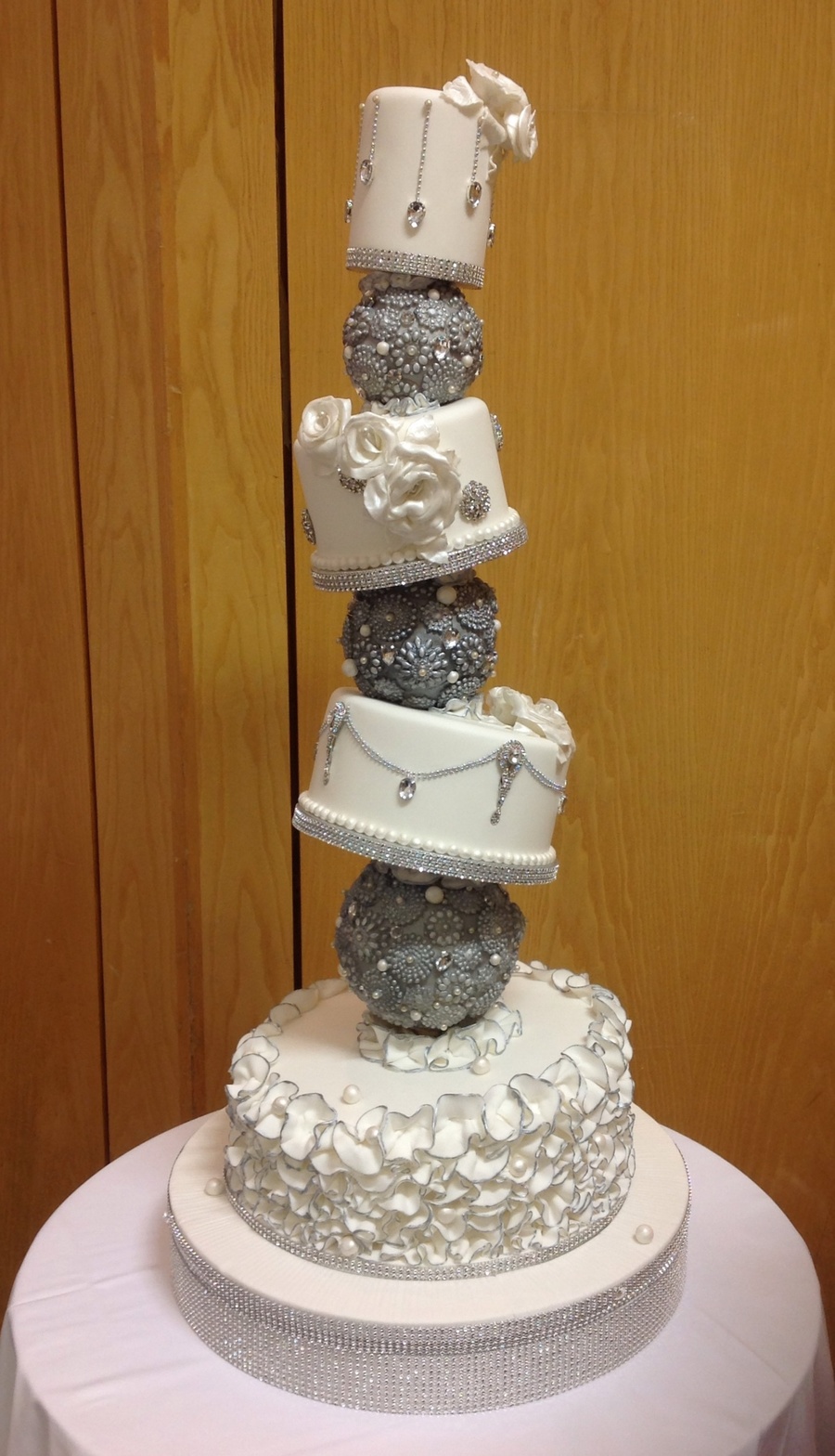 Topsy Turvy Wedding Cake