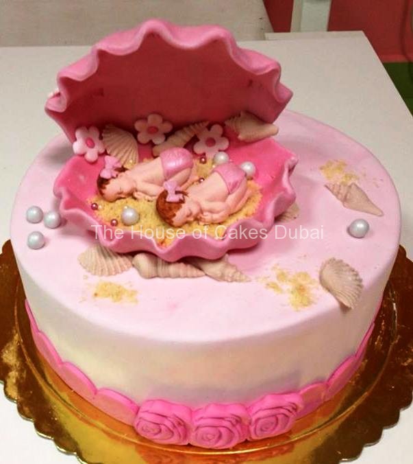 Twin Baby Girl Birthday Cakes