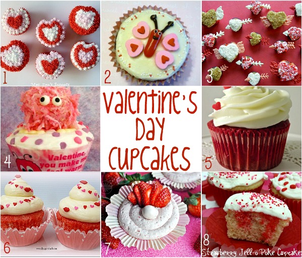 Valentine's Day Cupcakes Valentine's Day Cupcakes