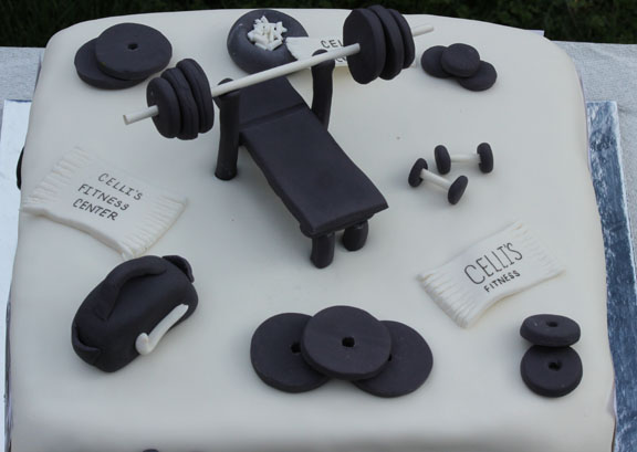 Weight Lifting Cake Designs Weight Lifting Cake Designs