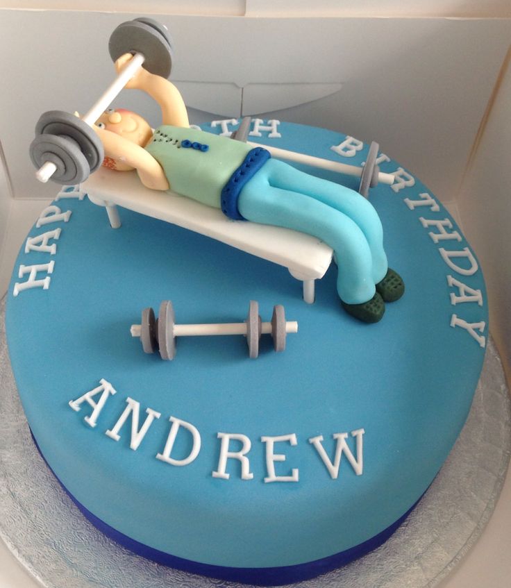 Weight Lifting Cake