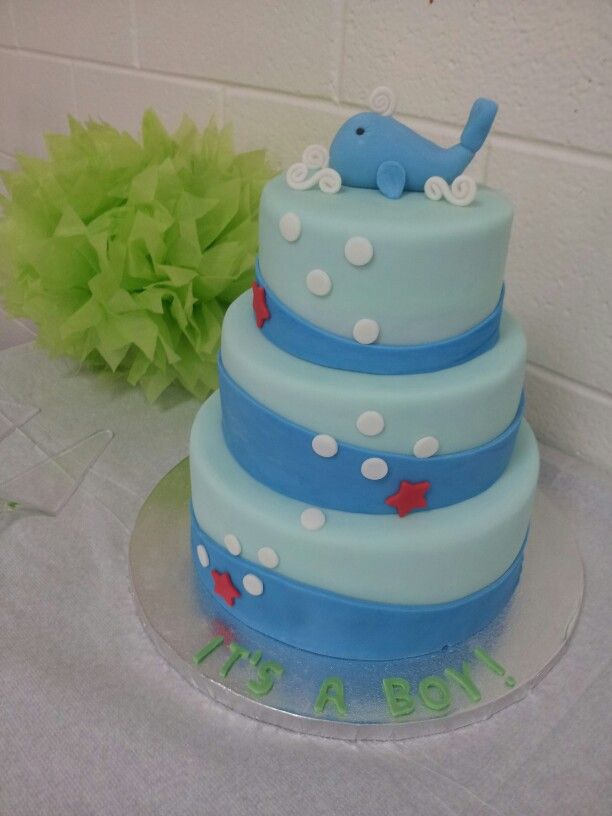 Whale Baby Shower Cake Whale Baby Shower Cake