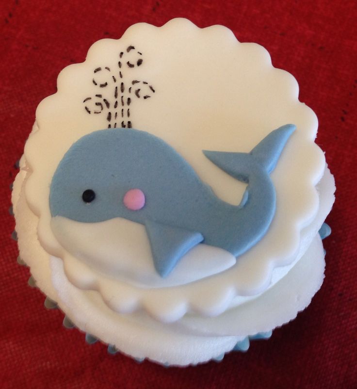 Whale Cupcake Cake