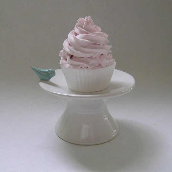 White Ceramic Cupcake Stands