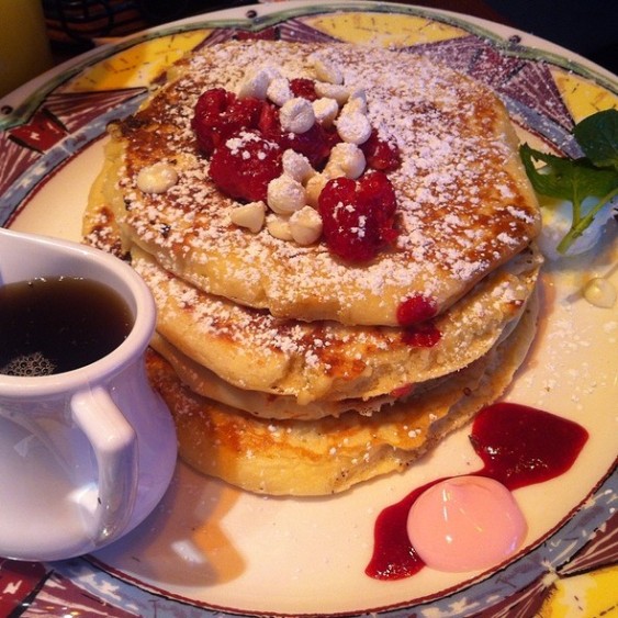 White Chocolate Chip Pancakes White Chocolate Chip Pancakes