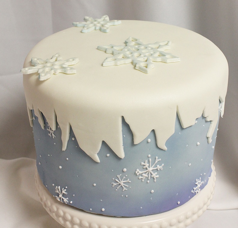 Winter Fondant Cake