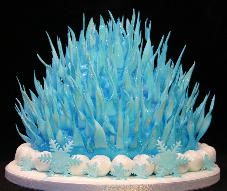 Winter Icicle Wedding Cake Winter Icicle Wedding Cake