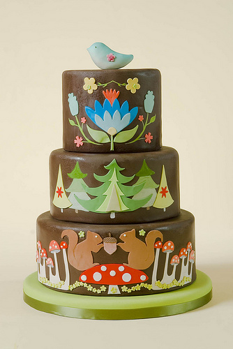 Woodland Themed Cake