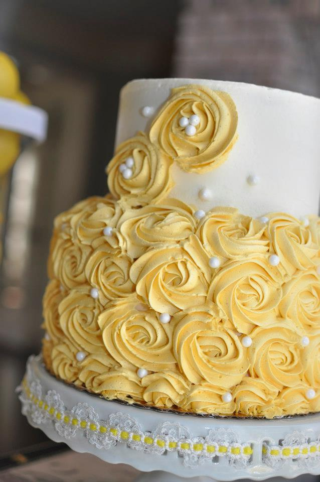 Yellow Birthday Cake Buttercream