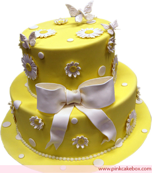 Yellow Birthday Cake Yellow Birthday Cake