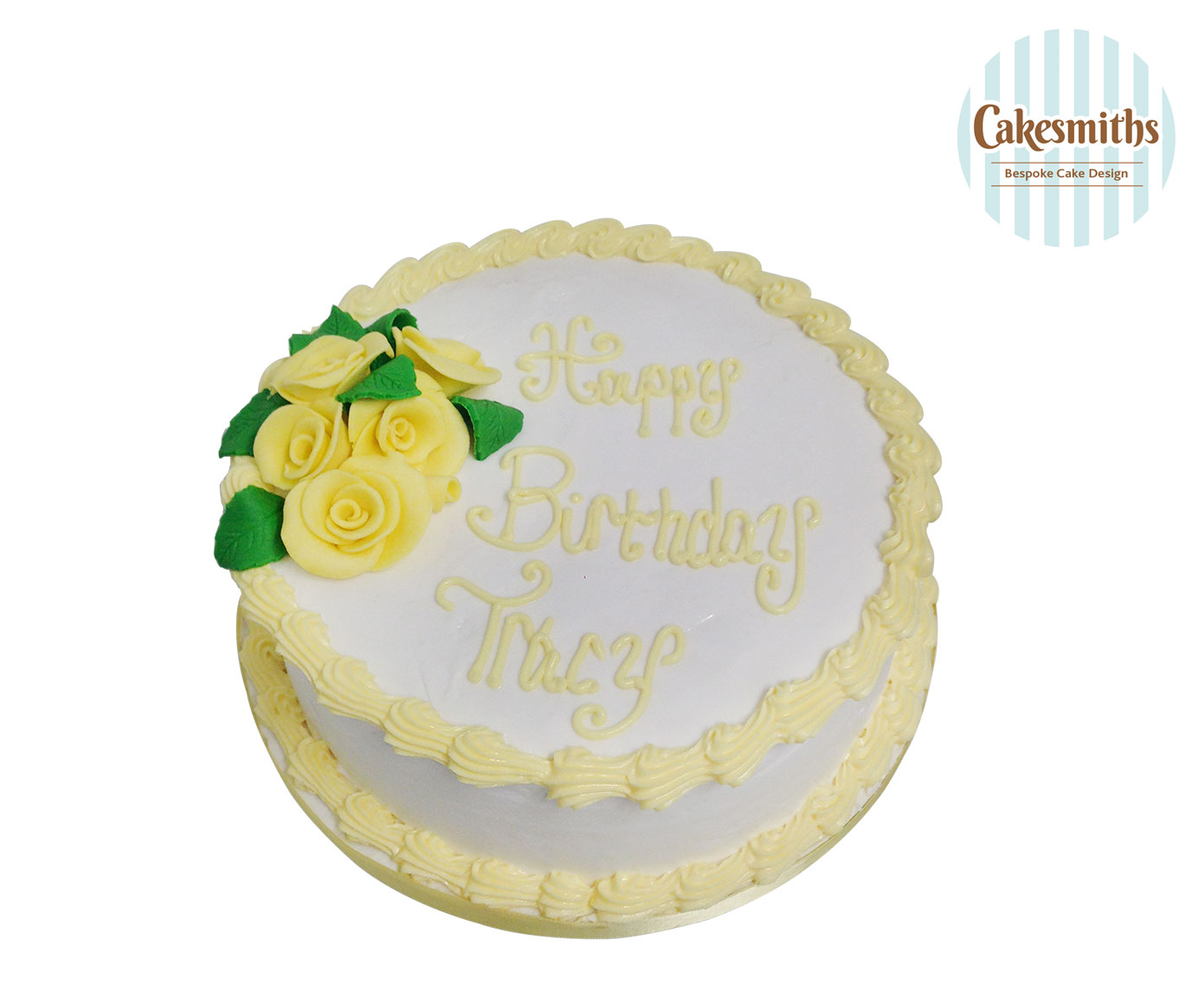 Yellow Birthday Cake