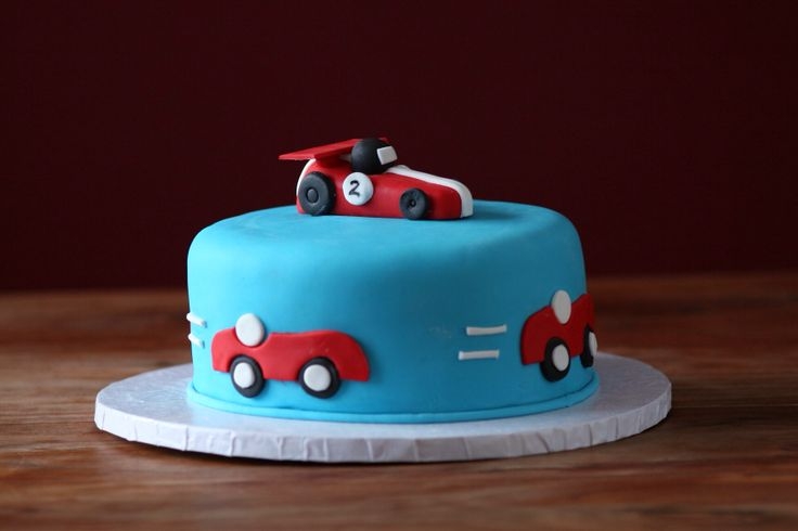 2 Year Old Boy Birthday Car Cakes