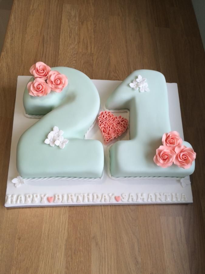 21st Birthday Cake Decorations