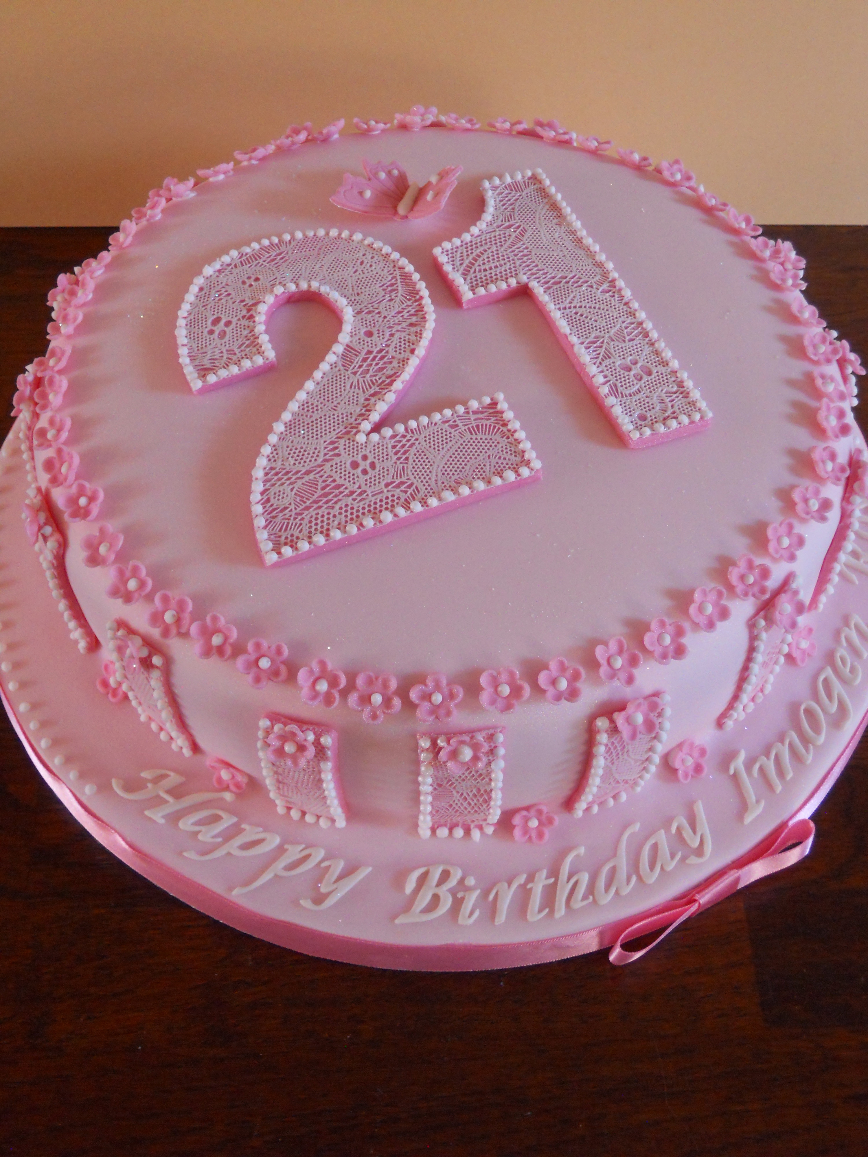 21st Birthday Cake